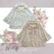 Surface Spell Blooming Roses Over A Porch Blouse(Pre-Order/2 Colours)